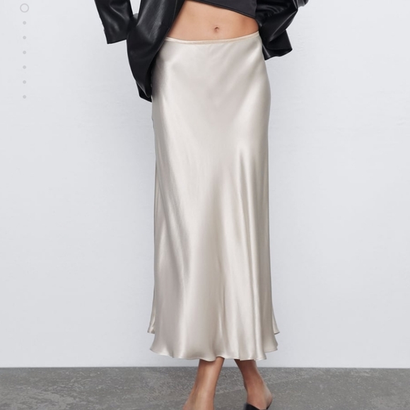 🔥Last 1🔥Satin midi skirt - Picture 8 of 8